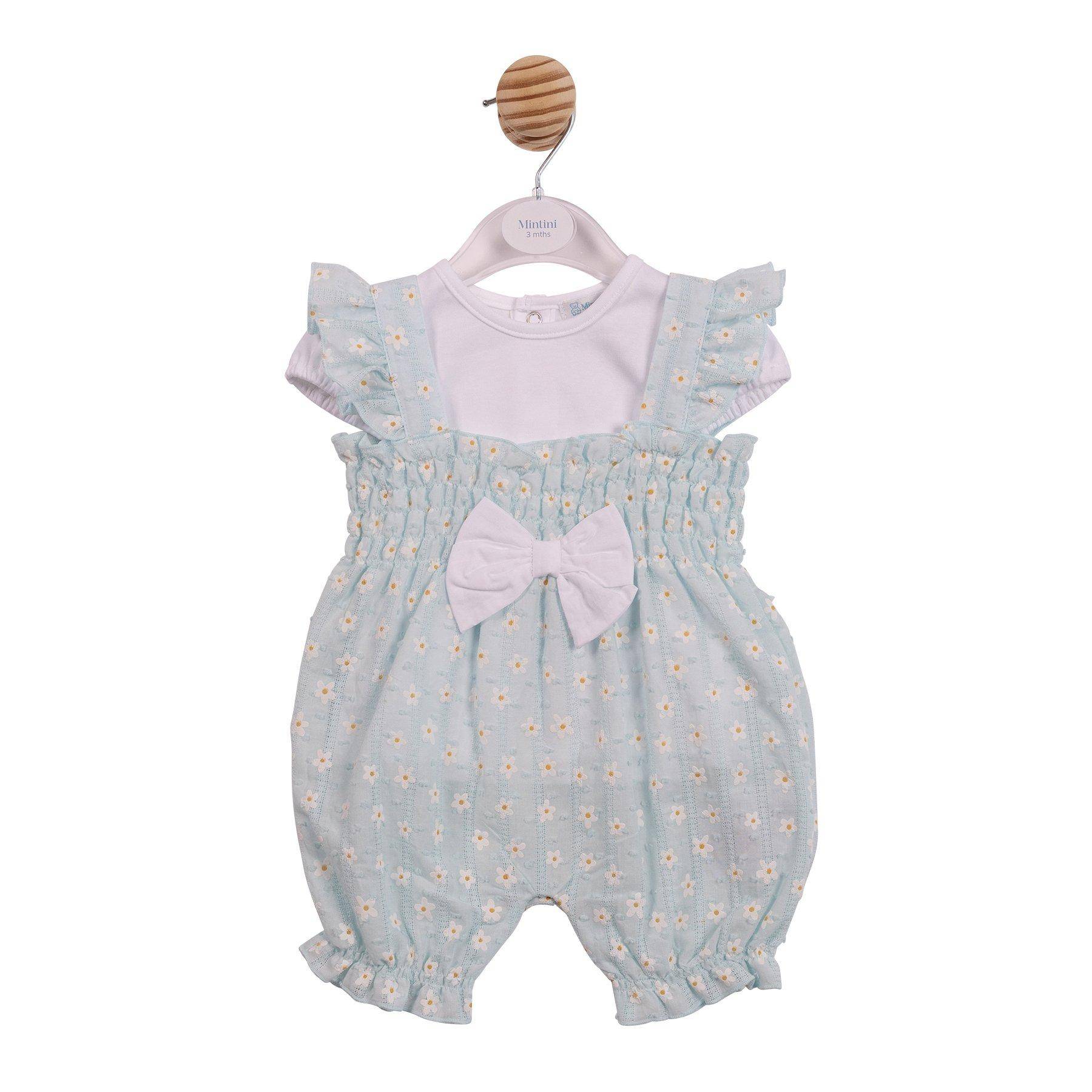 Mintini Baby Kids' Top And Sunromper Pyjama Set