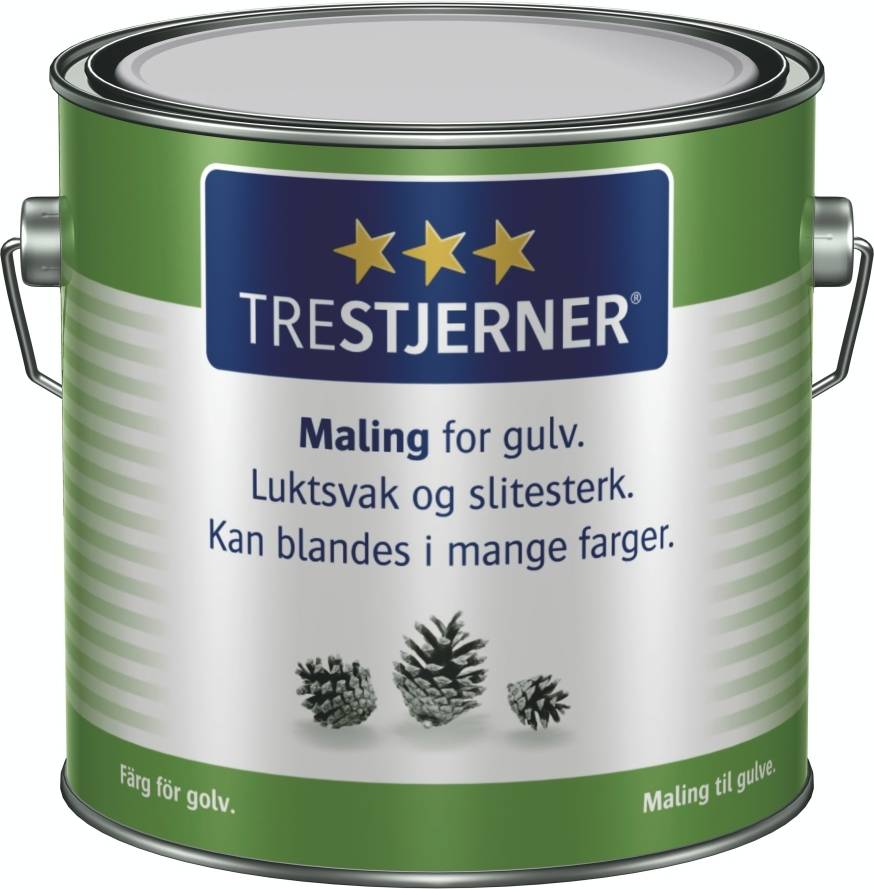 Jotun TRESTJERNER Gulvmaling halvblank - 0,75 ltr..
