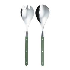 Stiernholm - Prima Verde salladsbestick 28,5 cm stål/grön