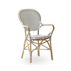 Sika Design Isabell Caféstol m/ Armlæn - White