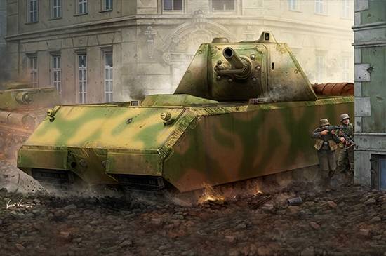 Pz.Kpfw.VIIi MaUSw. Complet Interior 1/35