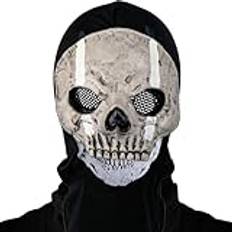 yumcute Halloween spökmask skalle full ansiktsmask, realistisk vuxen latex läskig mask, läskig mask för vuxen halloween MW2 cosplay karneval fest