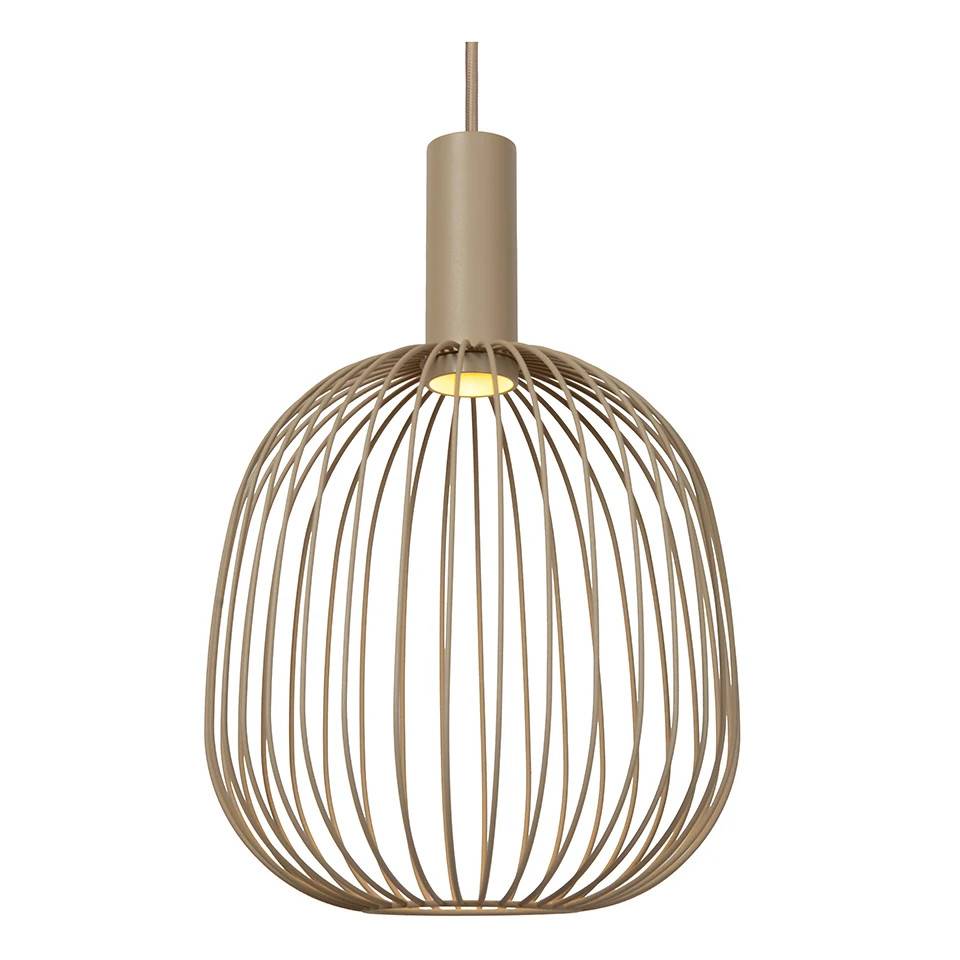 Lucide Esterel 3L Rak Pendel GU10 Mini Taupe
