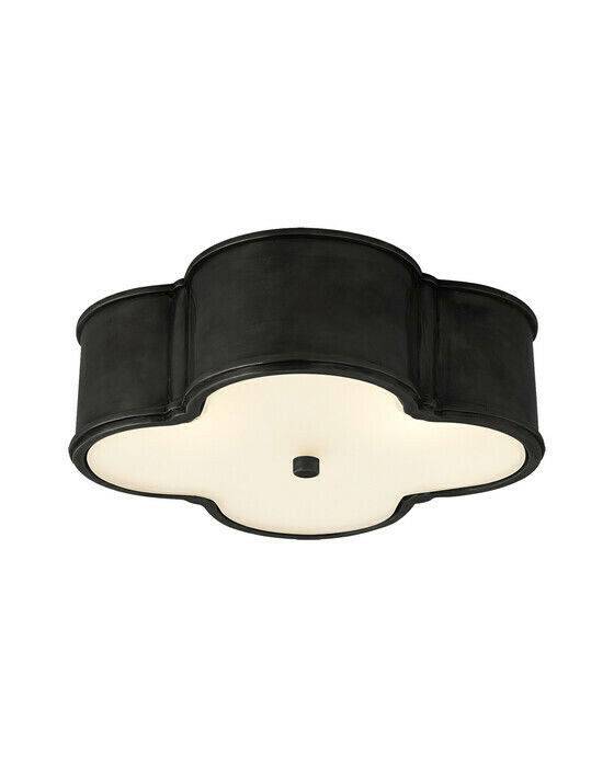 Visual Comfort Basil plafond gun metal - Grå (H: 12,7 x B: 43,2 cm)