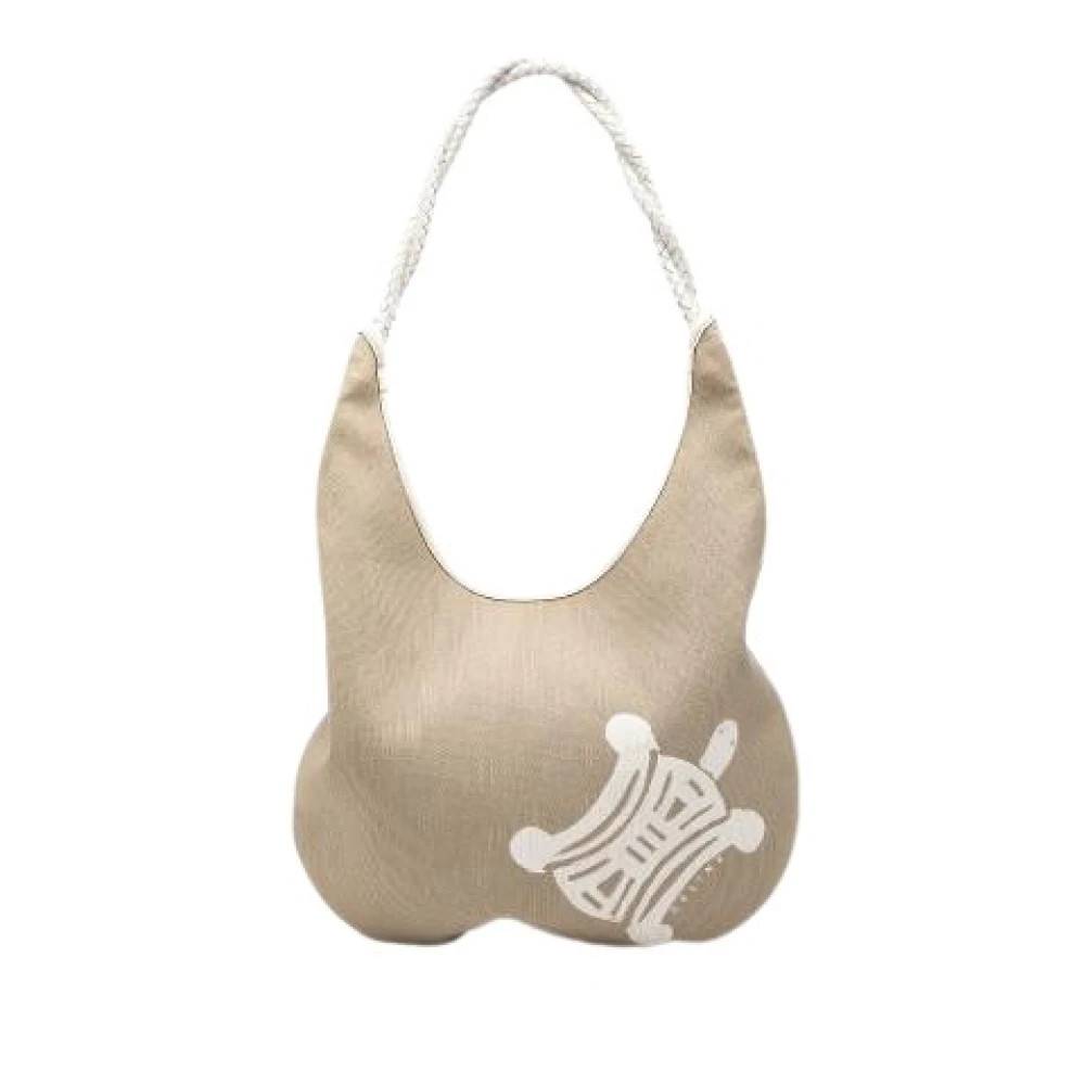 Celine Vintage Pre-owned Vintage Hobo Bag - Vintage - Dame - Beige - ONE SIZE - Uld