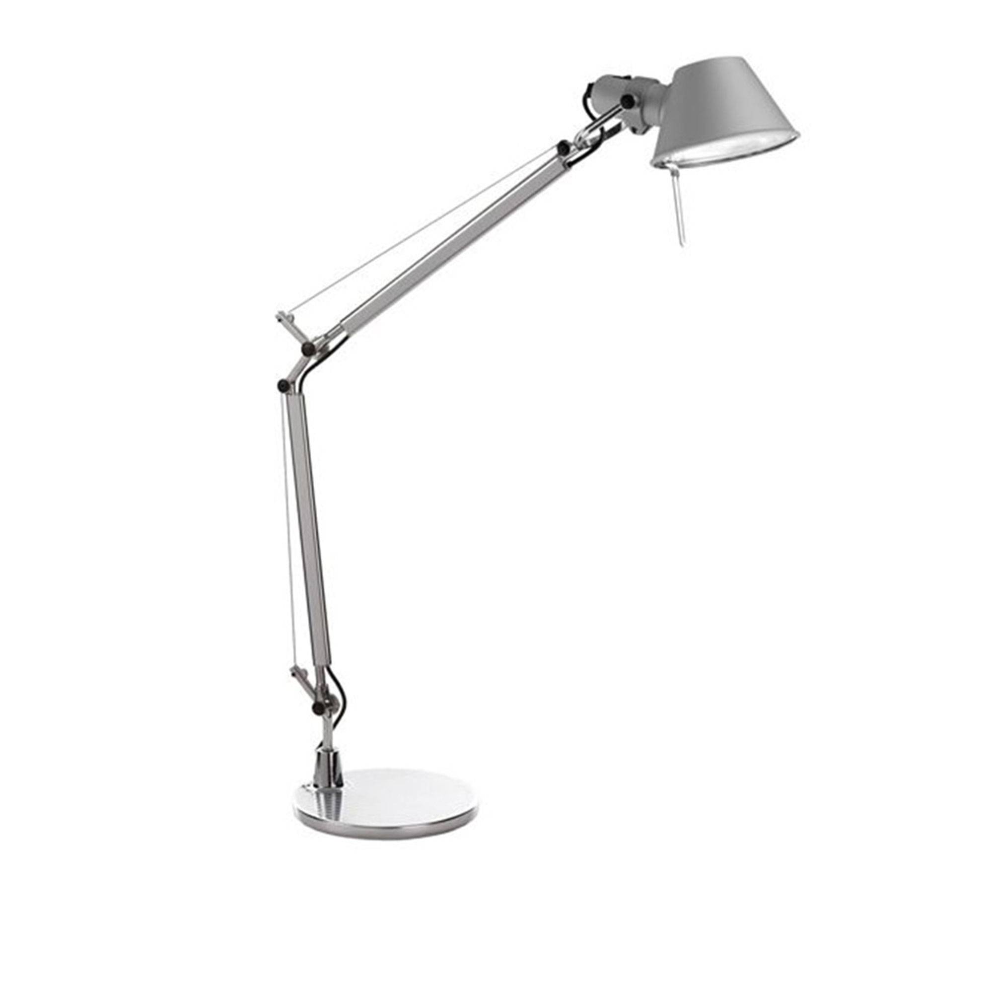Artemide - Tolomeo Mini LED Skrivbordslampa - Bordlamper - Giancarlo Fassina,Michele De Lucchi - Sølv