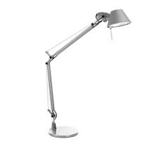 Artemide - Tolomeo Mini LED Skrivbordslampa - Bordlamper - Giancarlo Fassina,Michele De Lucchi - Sølv