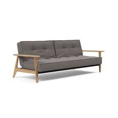 Innovation Splitback sovesofa (521 Mixed Dance Grey, Frej Oak)