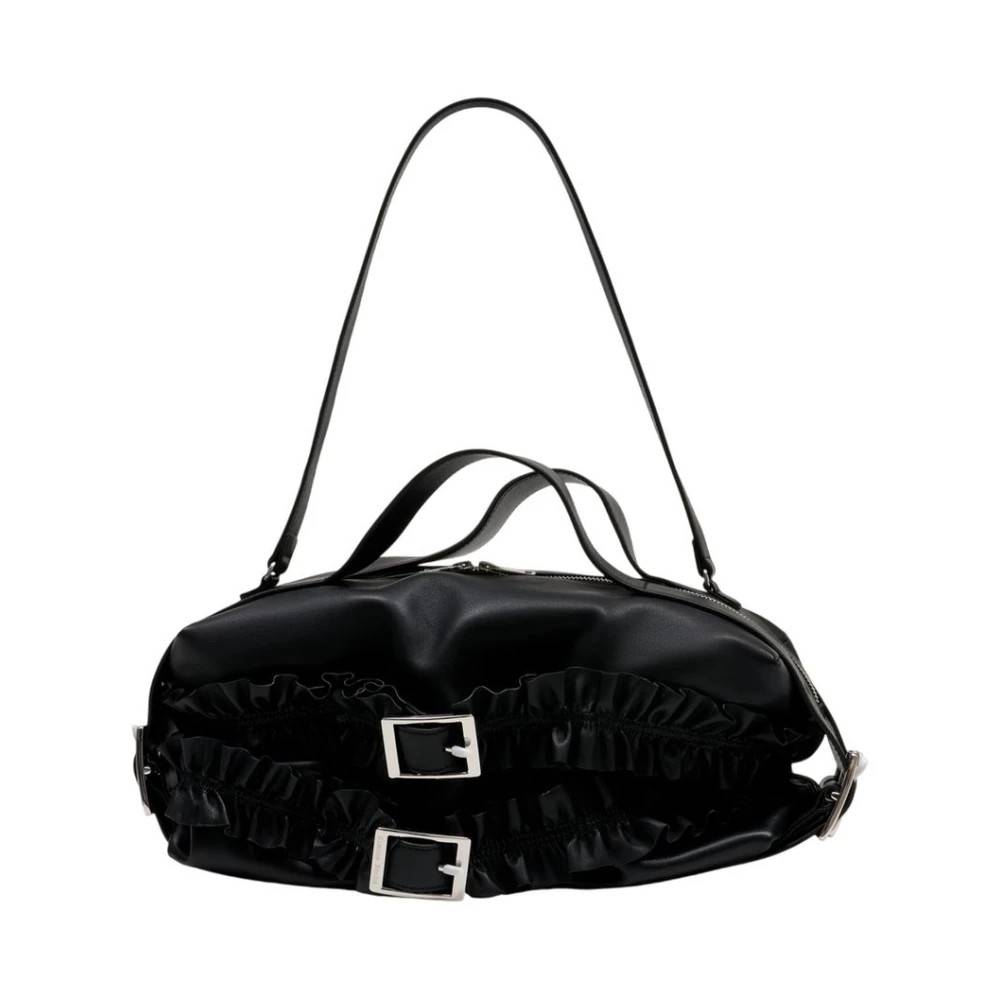 Simone Rocha, Tasker , Dame, Sort, ONE SIZE, Bomuld, Biker Bæltetaske