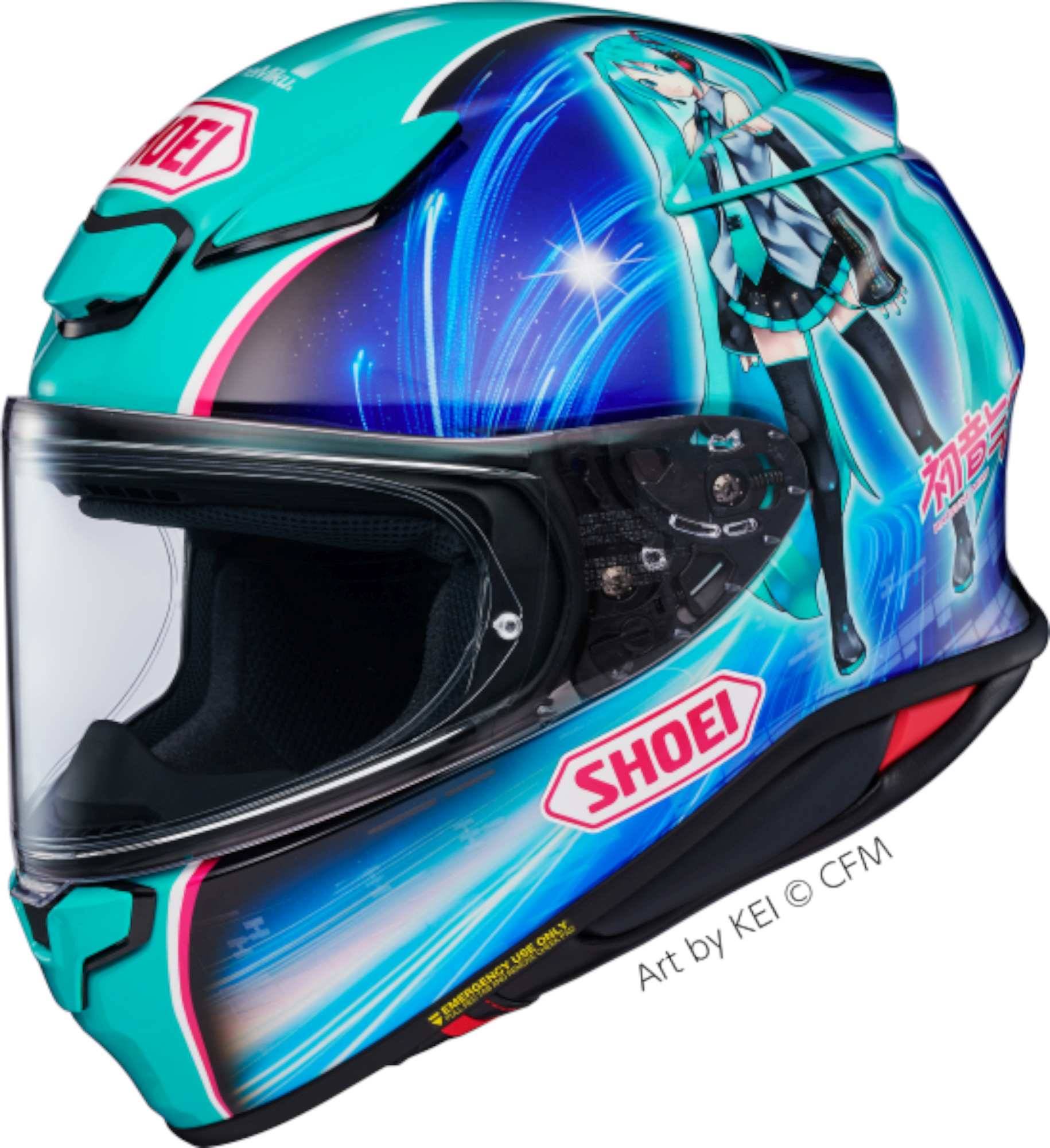 Shoei NXR2 Hatsune Miku  Hjälm