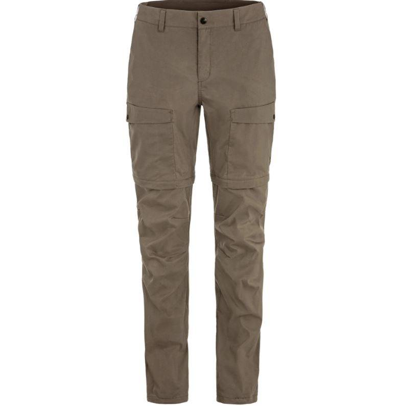 Abisko Hybrid Trail Tra Zip off Women Short Suede Brown (Størrelse: STR 34/S).