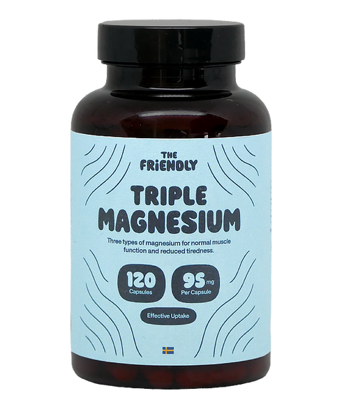 Triple Magnesium 120 kapslar The Friendly Fat Company