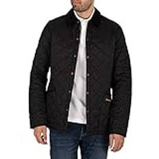 Barbour Herr Heritage Liddesdale Quilt Jacket, Svart, M