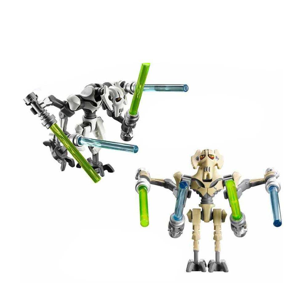 2 stk Star Wars General Grievous minifigurer til LEGO-puslesæt