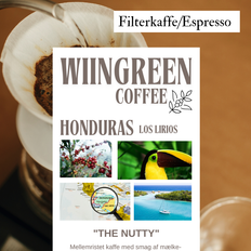 500 gr Honduras, Siguatepeque, Los Lirios Friskristet kaffe, hele bønner