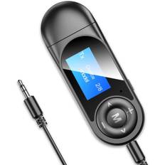 Bluetooth 5.0 Adapter til TV med 3,5 mm Jack 2 i 1 USB Sender