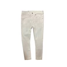 Dondup, Jeans, Herre, Hvid, W38, Bomuld, Slim-Fit Stretch Hvide Jeans