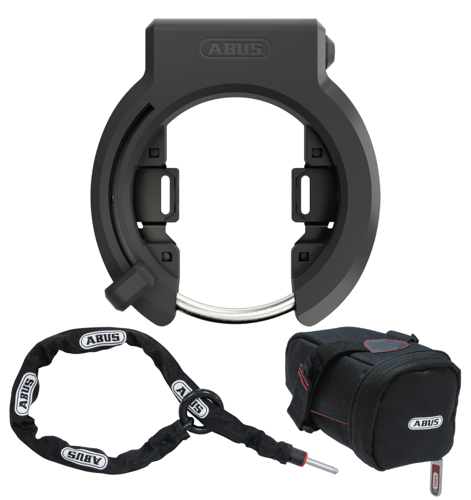 Cykellås ABUS Granit X-Plus™ 6950M med 130 cm låskätting och väska