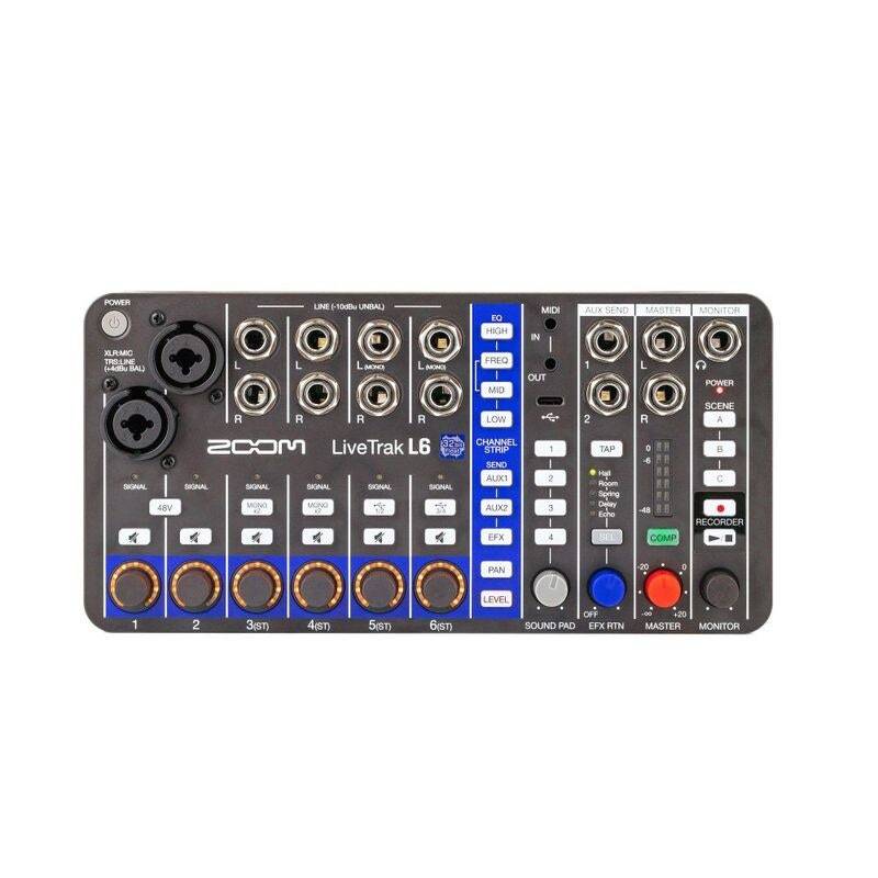 ZOOM LiveTrak L6 10-Track Digital Mixer / Recorder