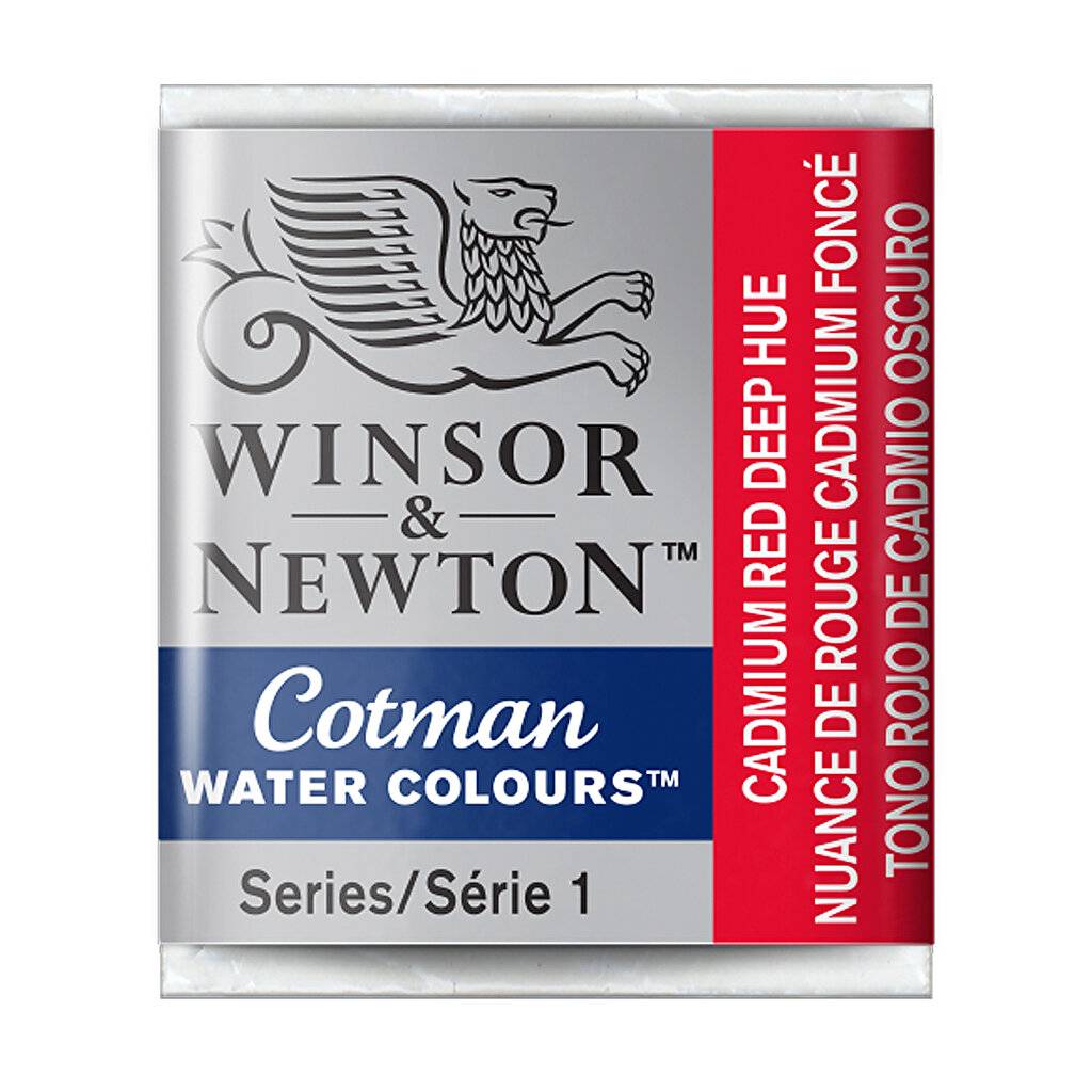 Winsor & Newton Akvarellfärg Cotman 1/2-kopp (Färg: Rose madder hue 580)