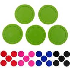 5 delar 62mm airhockey ersättningspuckar utrustning air puck spel tillbehör för full storlek air hockey bord - Rosa