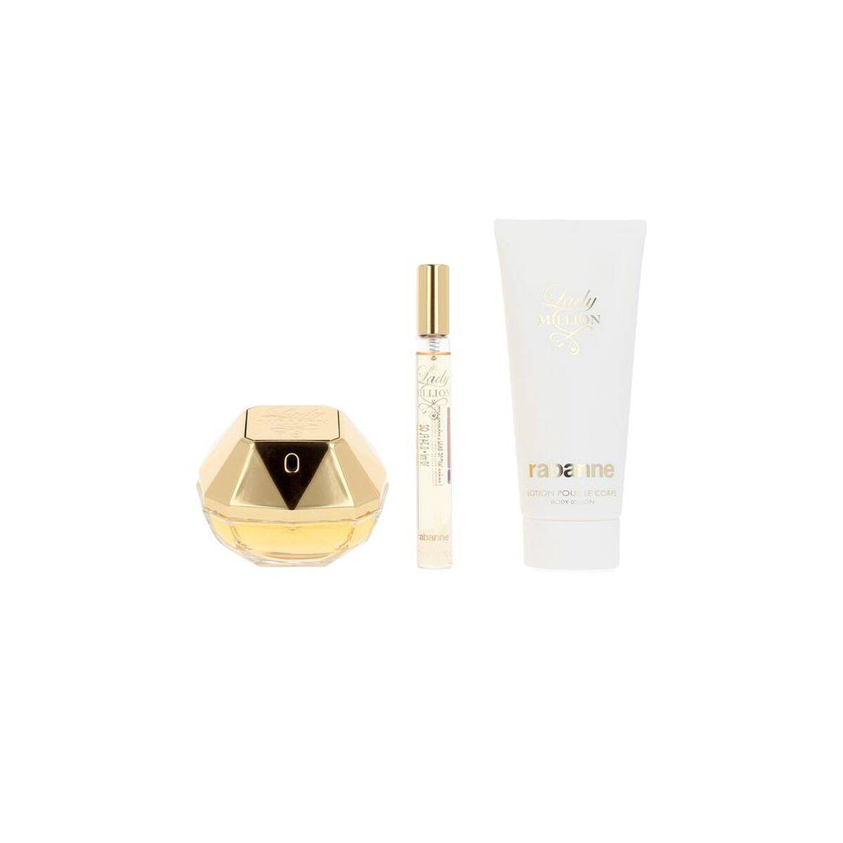 Parfume sæt til kvinder Paco Rabanne LADY MILLION 3 Dele