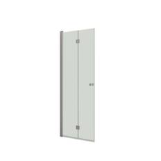 Scanbad Match B foldedør 87-89x200 cm, satin/klart glas BS91-01