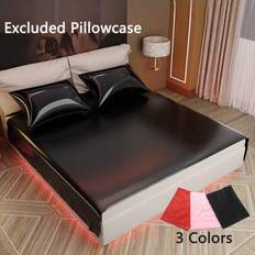 Vattentätt PVC-sängkläder för vuxna, vinylplast, EVC-madrassöverdrag, full queen size-säng, förhindrar att gamla människor eller barn kissar i sängen, - Svart (Multi-size)