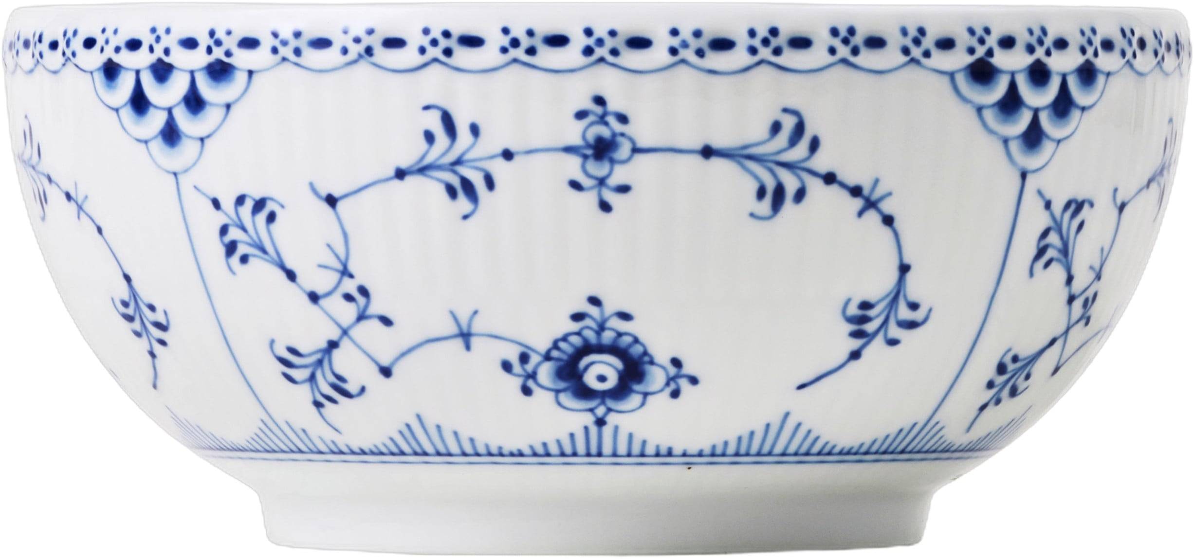 Royal Copenhagen Blue Fluted HL Bowl 73cl Hvid Str 15,5 - Serveringsfade hos Magasin.