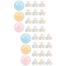 Toyvian 2 Set Bobo Ball Ballpit Balls Pe Balls For Pits Små Pe Balls Party Balls Rekvisita Rolig Ocean Ball Rundformade Pit Balls Roliga Runda Bollar Barn Pedagogiska Bollar 50 st*2