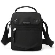 1 st Unisex Casual Messenger Bag, Axelväska, Axelväska, Lättvikts Axelväska i Nylon, Mångsidig Daglig Användning, Peach Tree - Multifärgad
