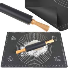 Kagerulle underlag i silikone + rygmåtte non-stick