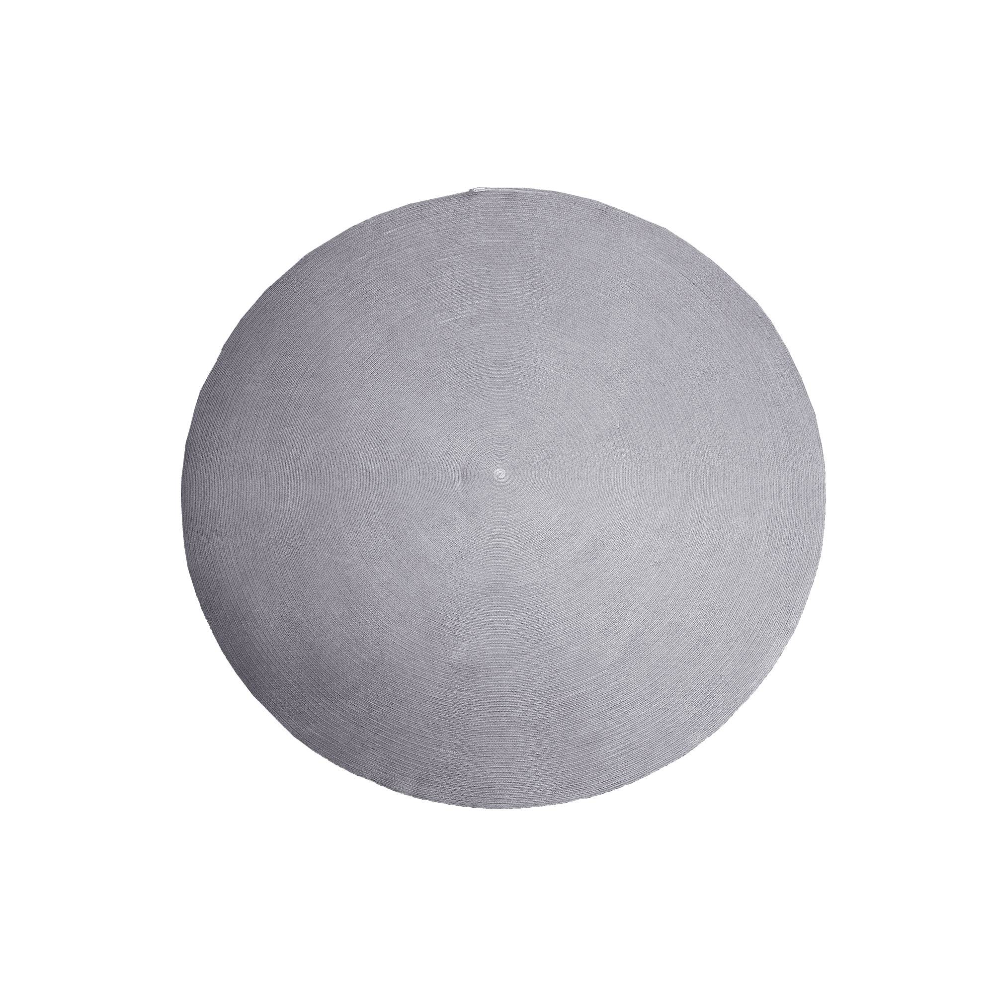 Circle Tæppe Rundt Ø140 cm. Light grey.