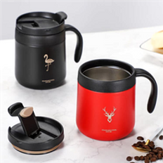 Hot selling Reusable Stainless Steel Insulated Double Wall Vacuum Mug Thermal Cup Coffee Mug with Handle