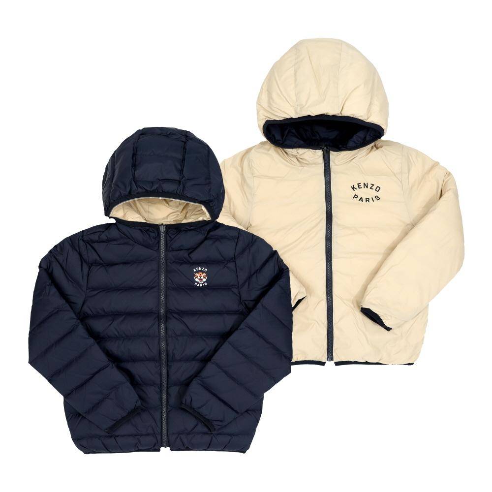 Kenzo Tiger Vändbar Dunjacka Barnjacka K61470 V82 K61470 V82 (12A)