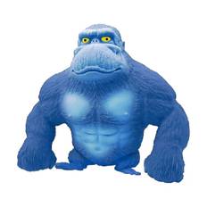 DB Squishy Monkey Anime Figurine Latex Monkey Gorilla Legetøj Jungle Dyr Figurine, Voksne Squishy Gorilla Stress Legetøj Blue
