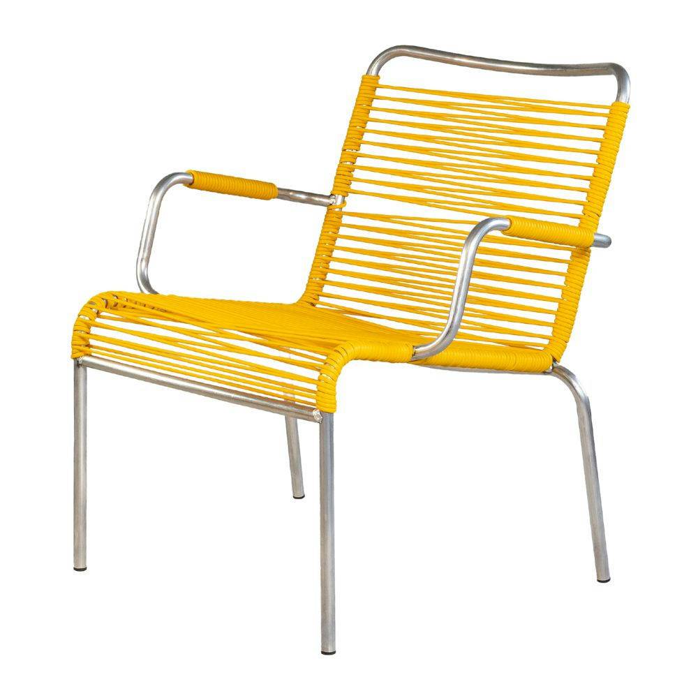 Fiam Mya Lounge Chair Trädgårdsstol Yellow