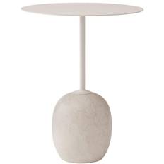 &Tradition Lato Ln8 Bord 40 Cm / Crema Diva Marble - Sofabord Marmor Ivory White - 133029A304