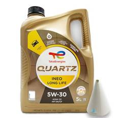 5 L Total Quartz Ineo Longlife 5W-30 | passend für | VW 504 00 | VW507 00 | MB 229.51 | BMW LONGLIFE-04 | PORSCHE C30 | 5 Liter | Motoröl | Motorenöl | mit Trichter