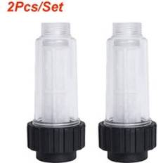 Biltvättvattenfilter för karcher k2-k7 g3/4 & #39 ;& #39 ; högtryckstvätt vattenfilter med 4 filterkärnor för lavor för nilfisk - Brun
