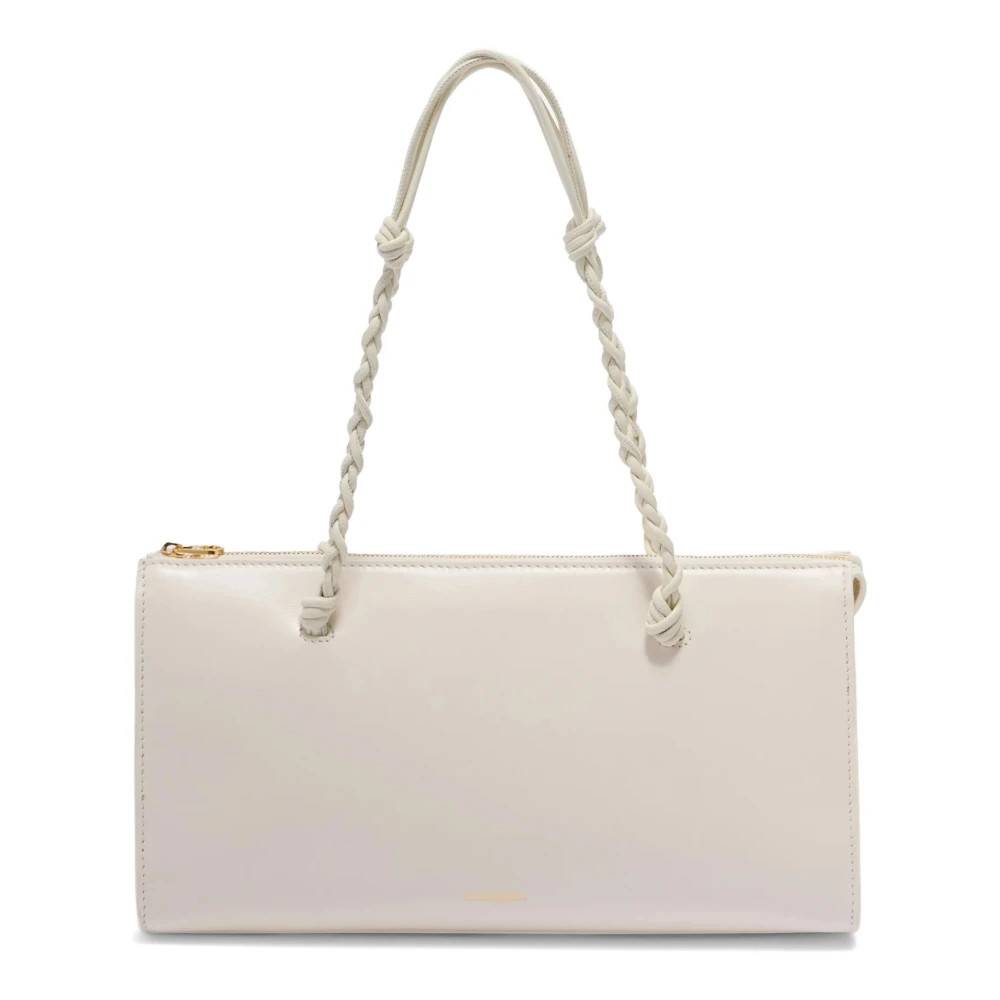Jil Sander Skuldertaske - Tasker - Dame - Hvid - ONE SIZE - Uld