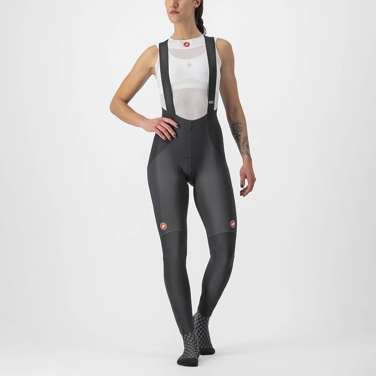 Castelli Sorpasso Ros Dam Cykelbyxor Svart, Str. XL (XL)