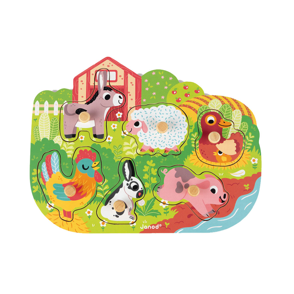 Happy Farm Wood Puzzle - Default Title