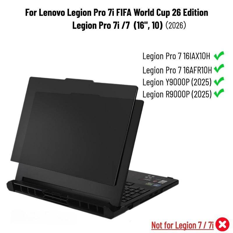 Matt Transparent Fodral för Lenovo Legion Pro 7i 7 Gen10 Laptop-skydd Anti-repor för Legion Pro 7i FIFA World Cup 26 Edition matt svart färg