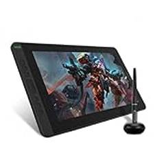 HUION Kamvas 13 (Cosmo Black) Grafikplatta Med Skärm, 13,3" Laminerad Skärm, 8 Programmerbara Utskriftstangenter, Stöd för Android-enheter