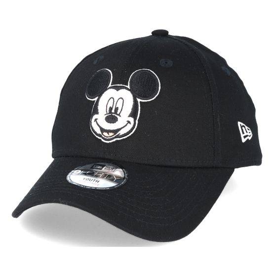New Era - Svart adjustable Keps - Kids Hero Essential Mickey Mouse Black 9forty Adjustable @ Hatstore