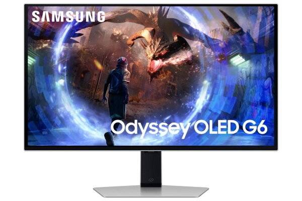Samsung Odyssey G6 LS27DG602SUXEN / 27" / OLED / 2560 x 1440 / 360 Hz / 0,03ms / 2xHDMI,DP (Fyndvara - Klass 1)