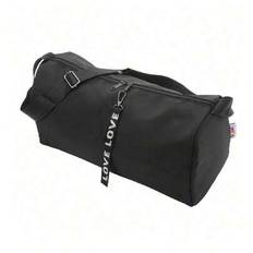 Black Minimalist Oxford Cloth Unisex Backpack Travel Gym Bag Mini Duffle Bag Women Man Child&#39;s Christmas Gifts Essential Vacation Beach Summer Waterpr - Multicolor - Multi-size