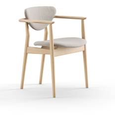 House of Finn Juhl - 109 Chair, Oak, Hallingdal 65 0110 - Spisebordsstole - Finn Juhl - Træ farvet,Grå - Træ/Tekstilmateriale