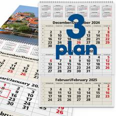 Väggkalender 3-plan 2025